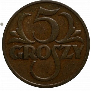 II Republic of Poland 5 groschen 1928