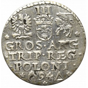 Sigismund III Vasa, 3 groschen 1594, Marienburg