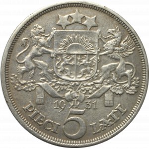 Latvia, 5 lati 1931