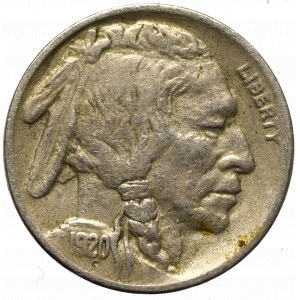 USA, 5 cents 1920 Buffalo Nickel