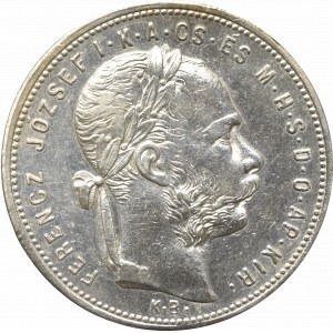Węgry, Franciszek Józef, 1 forint 1881, Kremnica
