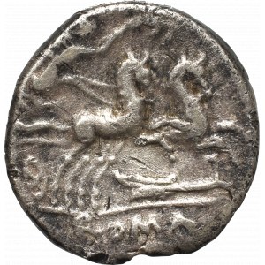 Roman Republic, Manius Cipius, Denar (115-114 BC)