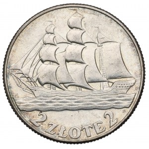 II Republic of Poland, 2 zloty 1936 Ship