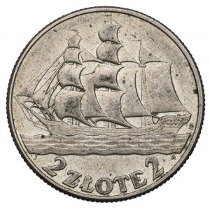 II Republic of Poland, 2 zloty 1936 Ship