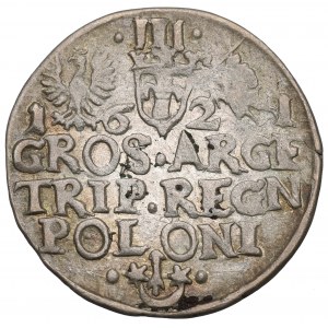 Sigismund III, 3 groschen 1621, Cracow