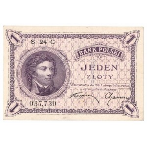 II RP, 1 złoty 1919 S. 24 C