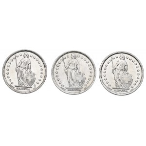 Switzerland, Lot of 1 frank