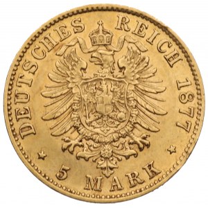 Niemcy, Bawaria, 5 marek 1877