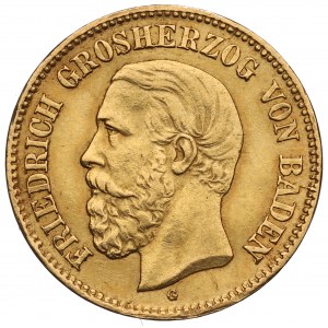 Germany, Baden, 5 mark 1877