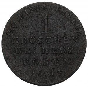 Wielkie Księstwo Poznańskie, 1 grosz 1817