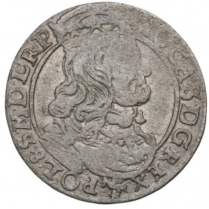 Jan II Kazimierz, Szóstak 1662, Poznań - obwódka na awersie