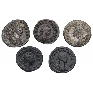 Roman Empire, Probus, Lot of 5 antoniniani