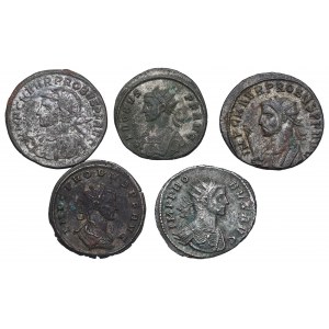 Roman Empire, Probus, Lot of 5 antoniniani