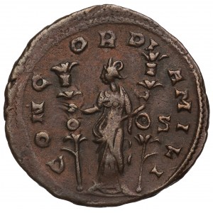 Cesarstwo Rzymskie, Aurelian, Antoninian Siscia - CONCORDIA MILI ex Dattari