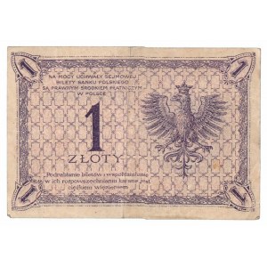 II RP, 1 złoty 1919 S. 21 B
