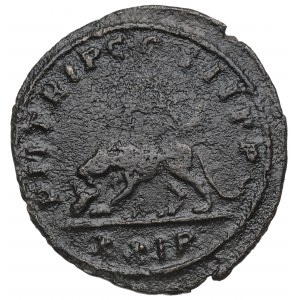 Roman Empire, Probus, Antoninian, Siscia - extremely rare lion