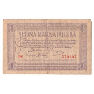 II RP, 1 marka polska 1919 PE