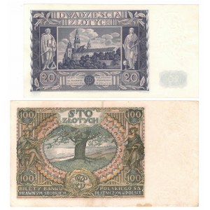 II RP, Zestaw banknotów
