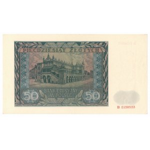 GG, 50 zloty 1941 B