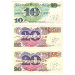 PRL, Zestaw banknotów