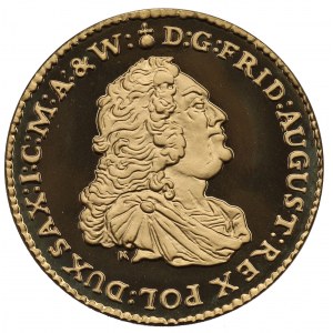 III RP, Medal dukat 1750 - złoto .986