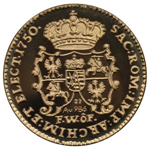 III RP, Medal dukat 1750 - złoto .986