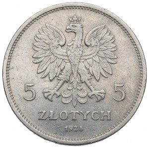 II RP, 5 złotych 1928 Nike ZZM, Warszawa