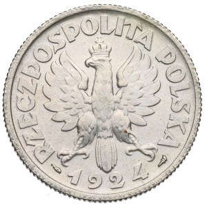 II Republic of Poland, 2 zloty 1924, Paris