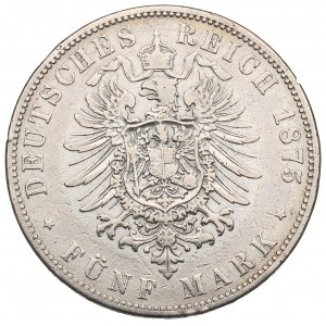 Germany, Hamburg, 5 mark 1875