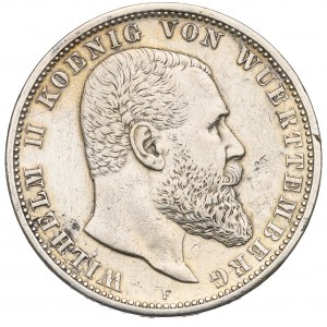 Germany, Wuertemberg, 5 mark 1903