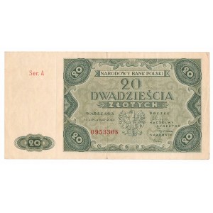 People's Republic of Poland, 20 zloty 1947 A