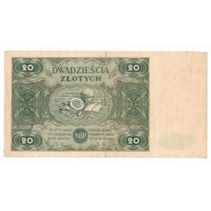 PRL, 20 złotych 1947 A