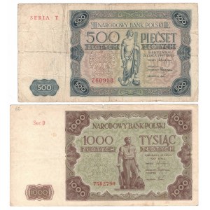 PRL, Zestaw banknotów