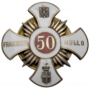 II RP, Odznaka oficerska 50 Pułk Piechoty - Nagalski