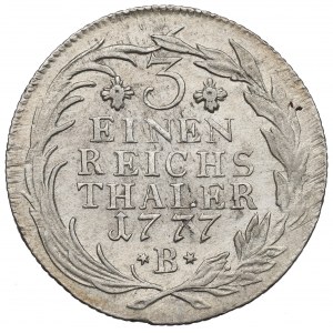 Germany, Preussen, 1/3 thaler 1777 B