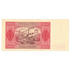 PRL, 100 złotych 1948 GG - bez ramki