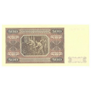 PRL, 500 złotych 1948 CC