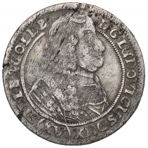 Śląsk, Księstwo Legnicko-Brzesko-Wołowskie, Ludwik Legnicki, 15 krajcarów 1663, Brzeg