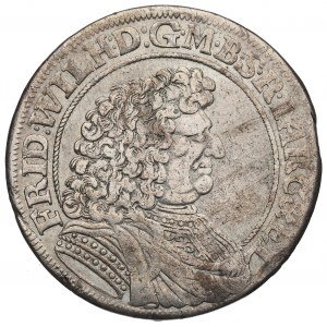 Niemcy, Brandenburgia-Prusy, Fryderyk III, Gulden 1688 - rzadkie popiersie