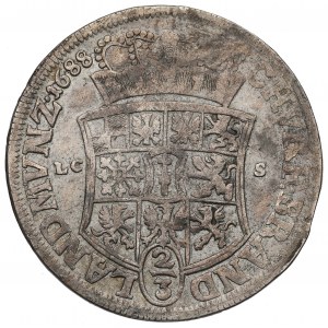 Germany, Brandenburg-Prussia, Friedrich III, 2/3 Thaler 1688