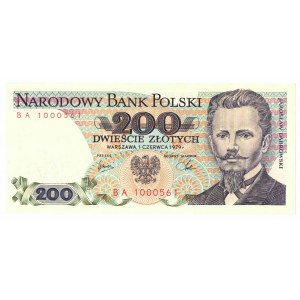 PRL, 200 złotych 1979 BA