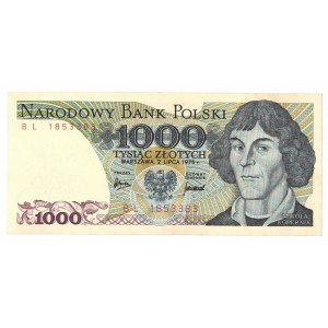 PRL, 1000 złotych 1975 BL