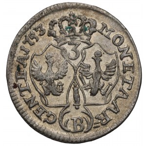 Germany, Prussia, 3 kreuzer 1753 Breslau