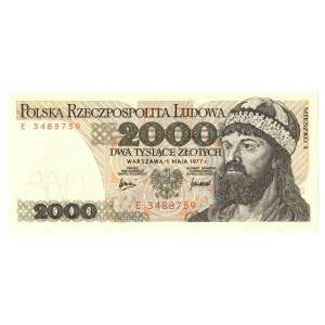 PRL, 2000 złotych 1977 E