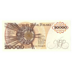People's Republic of Poland, 20,000 zloty 1989 C
