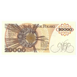 PRL, 20 000 złotych 1989 AN