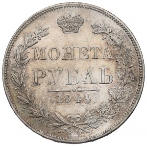 Poland under Russia, Nicholas I, Rouble 1844 MW, Warsaw