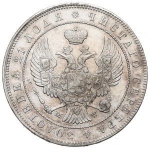 Poland under Russia, Nicholas I, Rouble 1844 MW, Warsaw