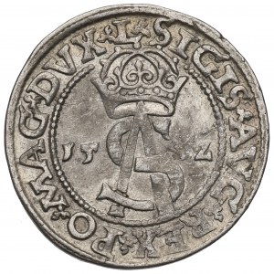 Sigismund II Augustus, 3 groschen 1562, Vilnius - L/LI