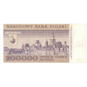 PRL, 200.000 złotych 1989 E
